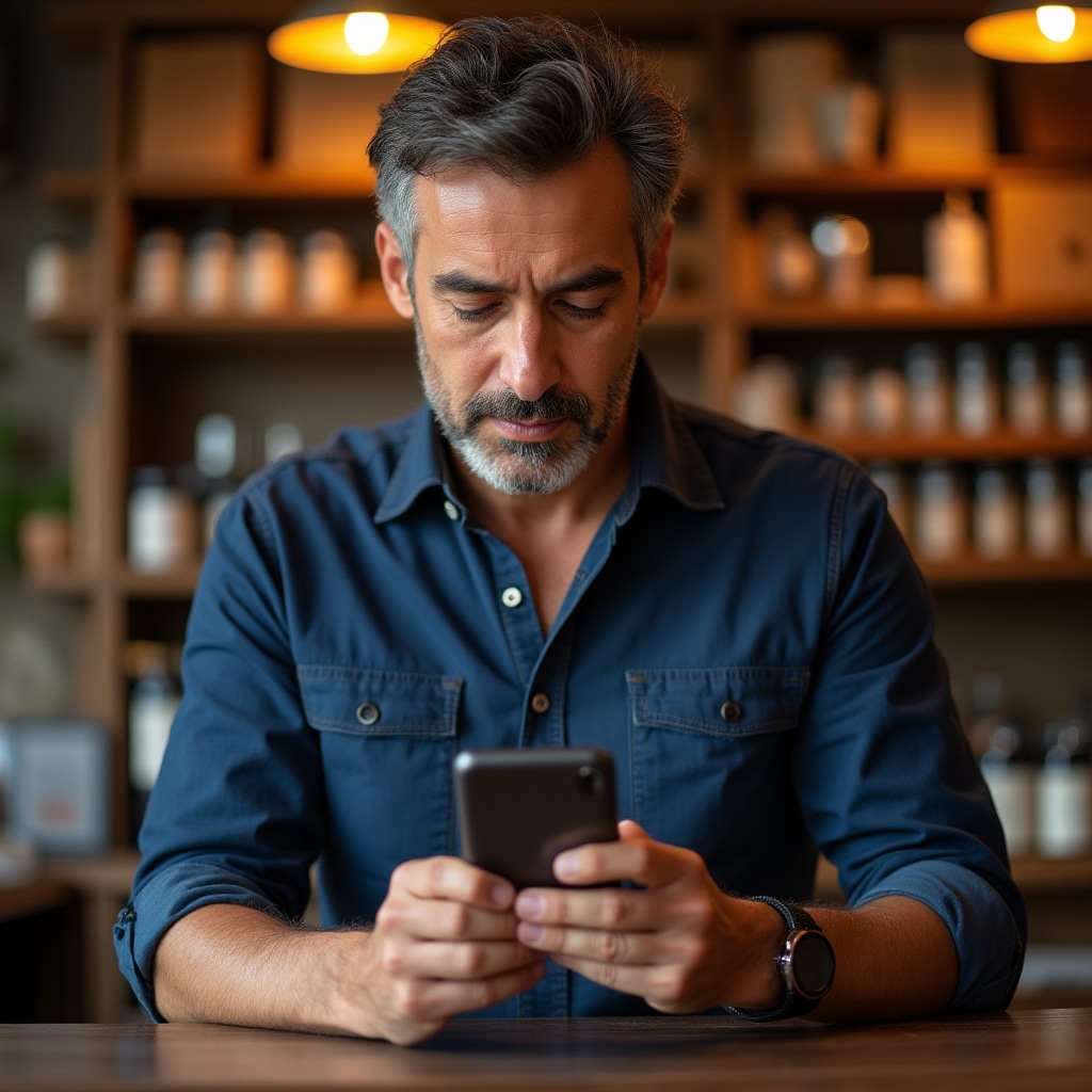 Propietario aprendiendo a gestionar su presencia digital